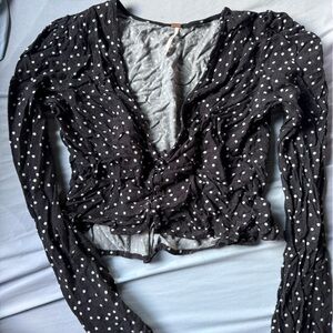 Free People Black Top